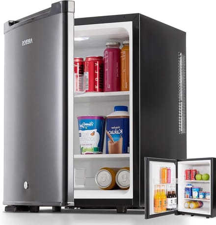 Mini Koelkast - Drankkoeler - Stille Koeling - Afsluitbaar met slot - 40L Inhoud - Zwart