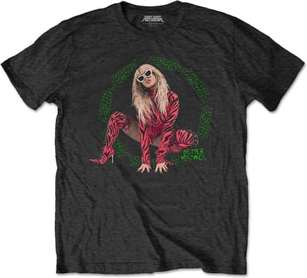 Bebe Rexha - Better Mistakes Heren T-shirt - S - Zwart