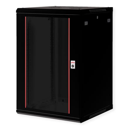ROLINE 19-inch wandbehuizing Basic Plus 18U, 600x600 BxD zwart