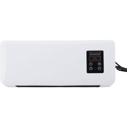Mini Wand Airconditioner Laag Geluidsniveau 2-in-1 Kleine Wand AC Verwarmer met Afstandsbediening voor Slaapkamer Kantoor US Stekker white