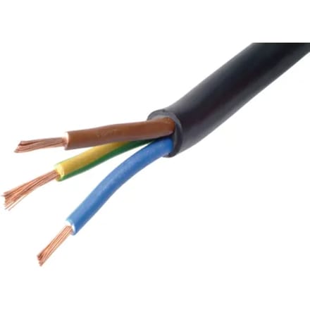 Sencys Stroomkabel Vtmb 10m 3x1,5 Mm² Zwart