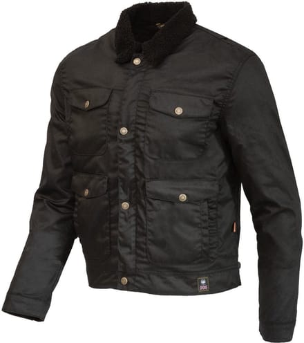 Merlin Millington D3O Zwart Wax Motorjas - Jas