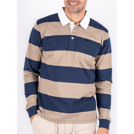 Pre End - Sweater Ronde hals - Mannen - L - Beige - Katoen - 22-100310