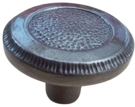 Pewter Cabinet Round Knob Cast Iron Kitchen Cupboard Drawers Antique Iron 38mm