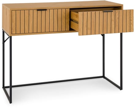 SELO-bijzettafel met 2 lades – wild eiken decor