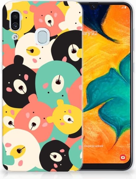 Samsung Galaxy A30 Telefoonhoesje met Naam Bears