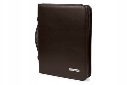 Beltimore Heren Aktetas Bruin Leer A4 Organizer