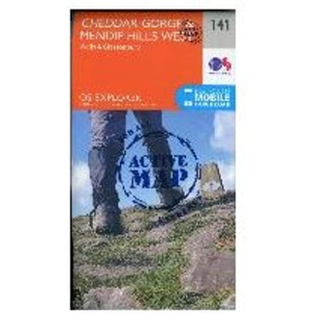 Cheddar Gorge And Mendip Hills West - Ordnance Survey