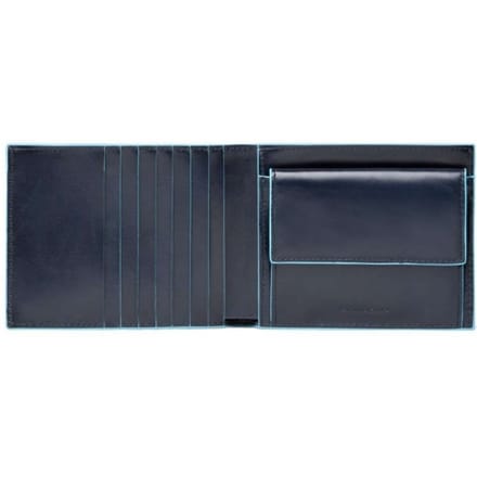Portfolio Piquadro blauw vierkant Man. PU1239B2-GR2