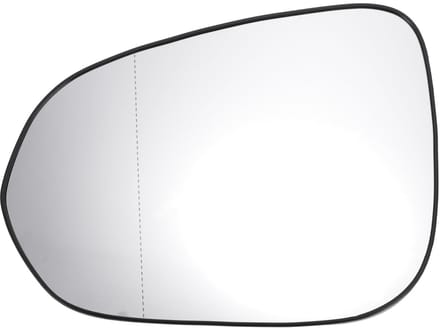 Dailygoods - Buitenspiegel Links Glas Vervanging Aspherisch Verwarmd Wit