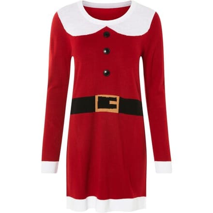 ESMARA Dames kerstjurk (Rood, S (36/38))