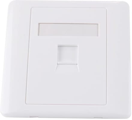 Dailygoods - Ethernet-wandcontactdoos CAT6 voor Gigabit-netwerk