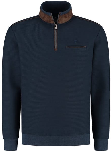 Fellows United Pullover striper jacquard Navy (52.2652 - 110)