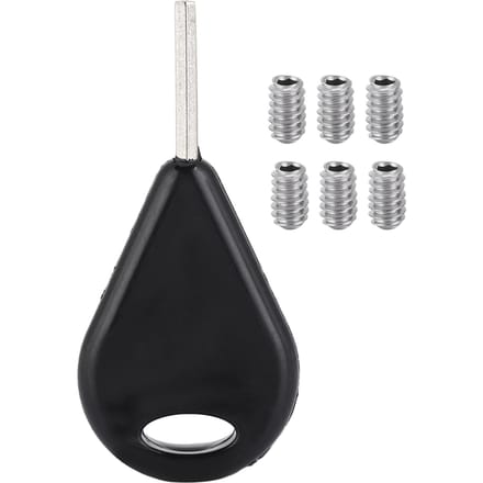 Surfplank Vinsleutel 6 stuks Schroevenset Surfplank Accessoire Vervangingsgereedschap gray