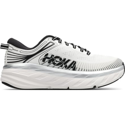 Hoka Bondi 7 Sneakers Heren - Zwart - Maat 41 1/3 - Mesh/Synthetisch