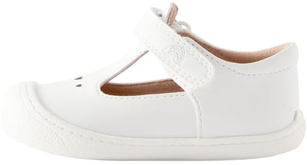 Next - Meisjes - Babyslofjes met T-bandje - Wit