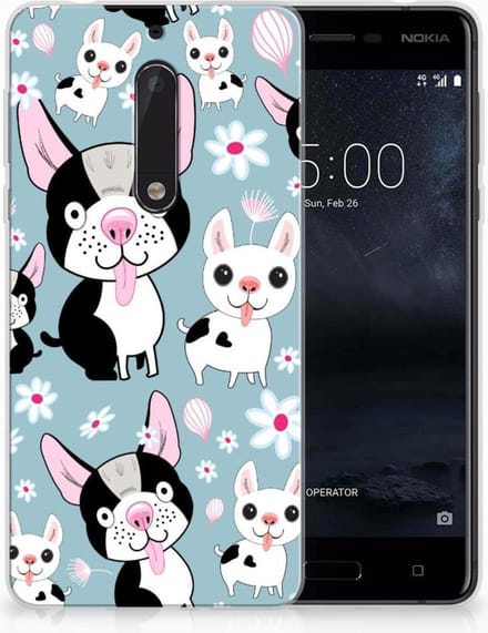 Nokia 5 TPU Hoesje Hondjes