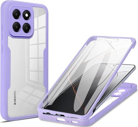 Hoesje geschikt voor Xiaomi 14 - Techsuit ColorVerse 360 Case met Screenprotector - Paars