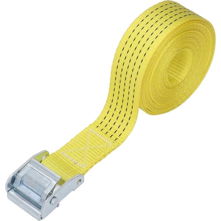 Spanband 49 mm 6 m Heavy Duty Sjorband Geschikt voor Motorfietsen Vrachtwagens Trailers Bagage yellow
