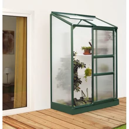 Vitavia Tuinkas Ida 900 - Polycarbonaat 4mm - Smaragd - 131x69x182cm