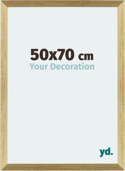 Your Decoration - Fotolijst 50x70 cm - MDF - Goud Glans - Mura