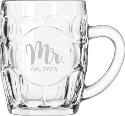 Gegraveerde bierpul 55cl Mr. Est. 2024