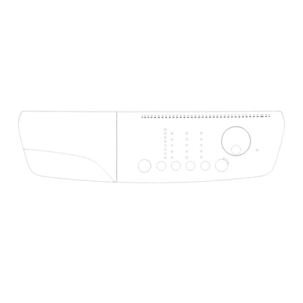 AEG controlepaneel, greeplijst, Zanussi 140042505010