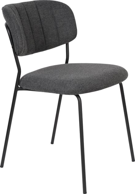 ANLI STYLE Chair Jolien Black/Dark Grey