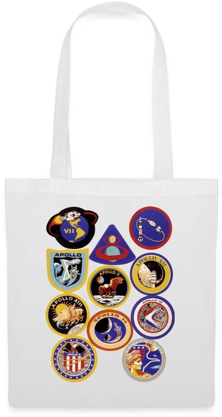 NASA Apollo-missie-insignes Tas Van Stof Schoudertas