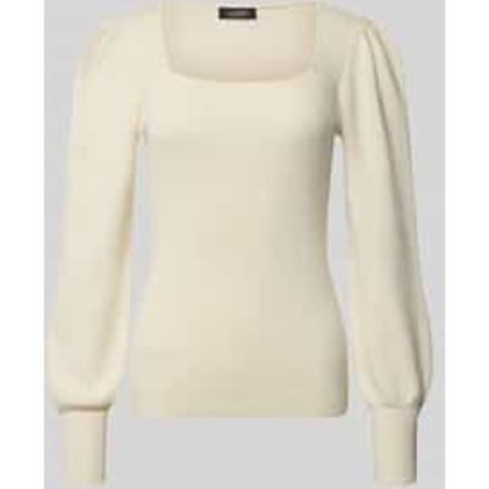 Gebreide pullover met pofmouwen Model 'DIEKA'