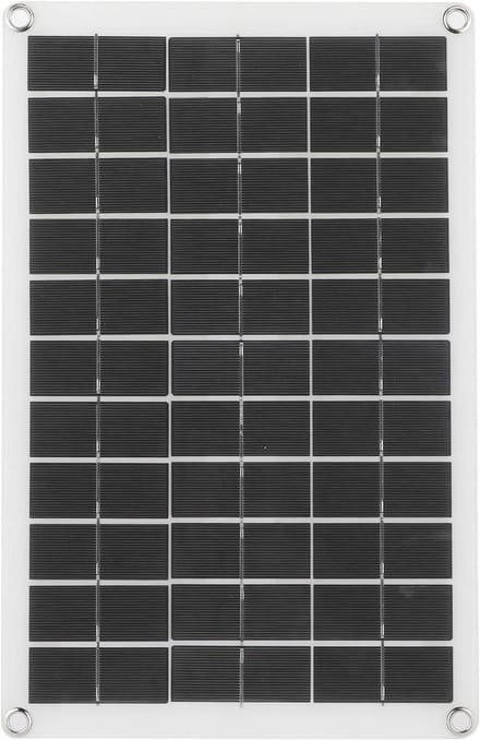 Draagbaar Zonnepaneel - Zonnecel Module - Energie Opwekken - Hoge Efficiëntie - 100W - Zwart