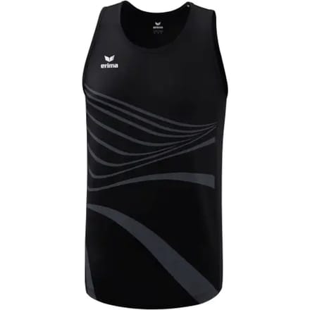 Erima Racing Hardloopsinglet Kinderen - Zwart | Maat: 128