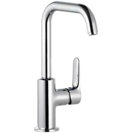 Kludi Objekta - Wastafelkraan met draaibare uitloop, chroom 320240575