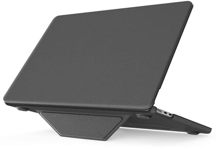 CaseBoutique macbook case geschikt voor MacBook Air 15'' (M2-M5) - Grijs - Vegan Kunstleer
