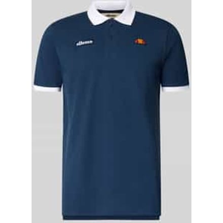 regular fit poloshirt met label-stitchings