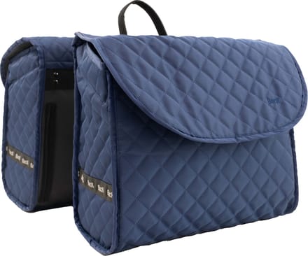 BECK Quilt - Dubbele fietstas - Navy