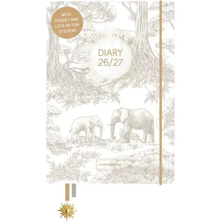 Pimpelmees A5 Schoolagenda 2026 - 2027 Elephant Grey