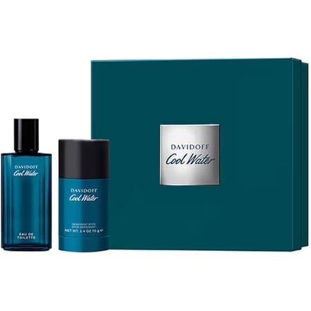DAVIDOFF COOL WATER GESCHENKSET EAU DE TOILETTE 75 ML + DEODORANT STICK 75 ML