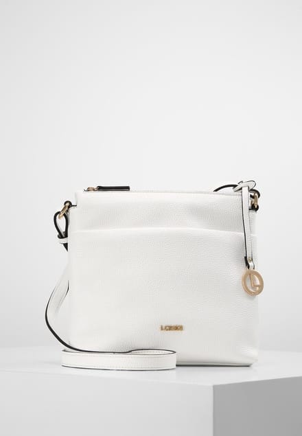 L.CREDI schoudertas Ella Crossbodybag White wit