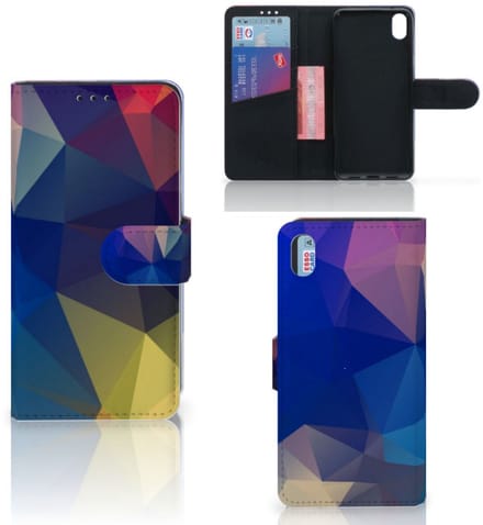 Xiaomi Redmi 7A Book Case Polygon Dark
