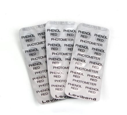 Phenol Red pH tabletten voor digitale tester - 100 stuks