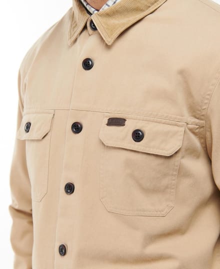 Barbour catbell overshirt mos0167 stone L