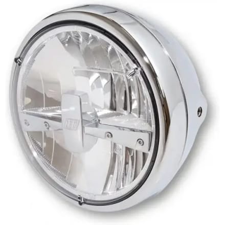 Motorfiets met geleide koplamp Highsider Reno Type 3 7"
