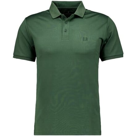 Ragman Polo Piqué Uni Keep Dry Finish Donker Groen / male
