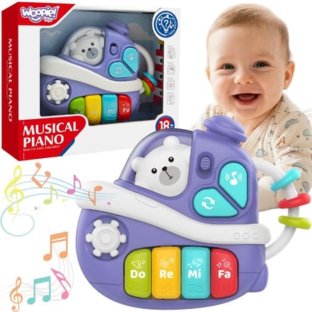 Woopie Baby Interactief muzikaal pianoschip - UNI