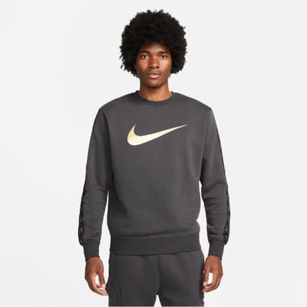 Nike Repeat Sweater - Grijs/Goud - Maat XL - Unisex