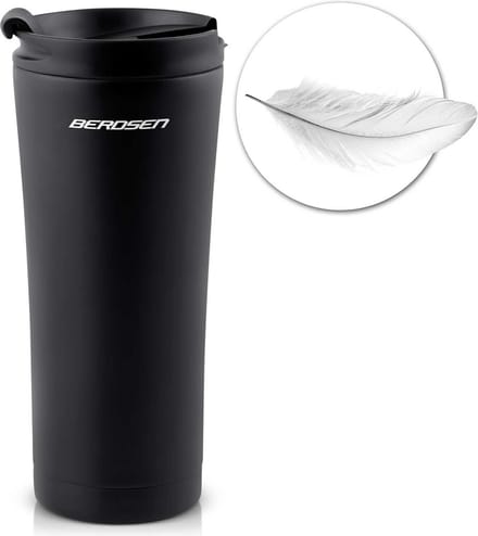 Vacuüm thermoskan - 470 ml - BD-785 - zwart