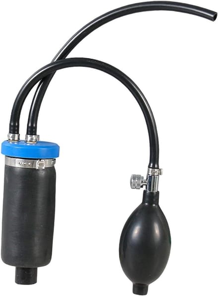 Inlaatadapter Auto - Lekdetector Tool - Luchtlekken Testen - Universeel Uitzetbaar - 32 cm - Zwart