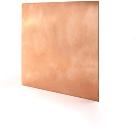 Dikke koperen plaat van 1mm, ideaal voor knutselen, modelleren en DIY-projecten, 100mm x 100mm