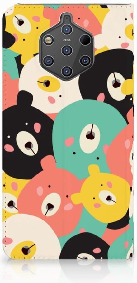Standcase Hoesje voor Nokia 9 PureView Magnet Case Bears